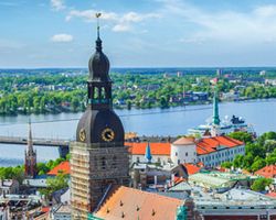 WHAT ARE THE GEOGRAPHICAL COORDINATES OF RIGA?